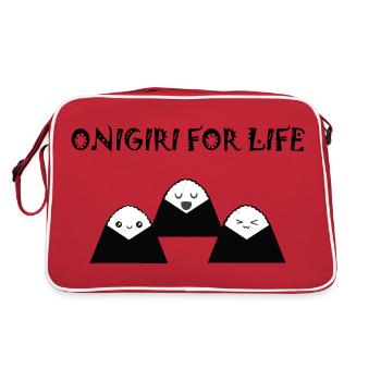 ONIGIRI FOR LIFE - Sac Retro - rouge/blanc - Dos