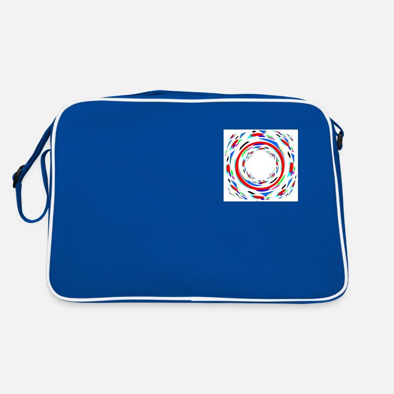 Bunte Spiralen - Retro Tasche