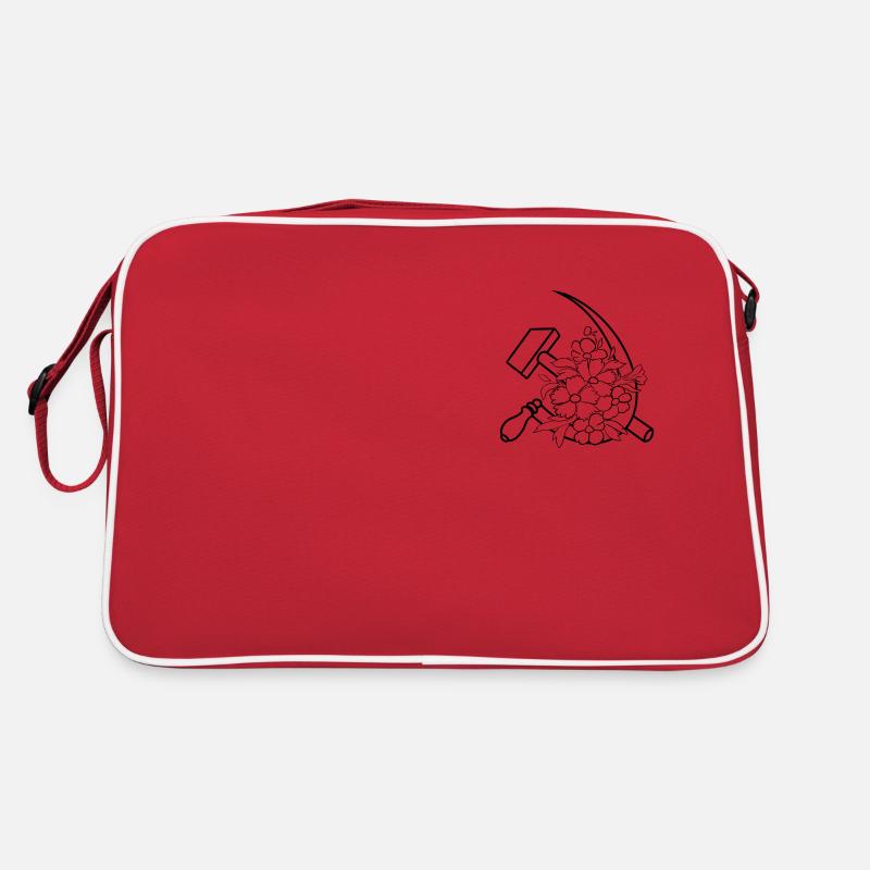 UdSSR - Retro Tasche - Rot/Weiß