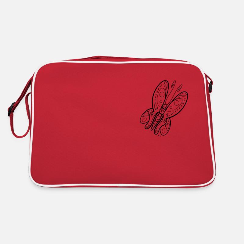 Image de peinture papillon Sac Retro