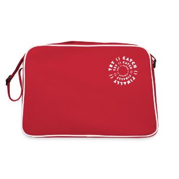 try{} catch() finally{} - Retro Bag - red/white - Back