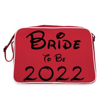 Bride sera 2022 Black Font - Sac Retro - rouge/blanc - Dos