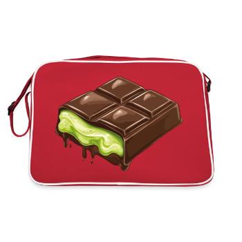 Dubai Chocolate Pistachios Pistachio Cream Chocolate - Retro Bag - red/white - Back
