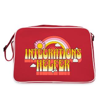 Assistante d’intégration I-Helper School KiTa Blume - Sac Retro - rouge/blanc - Dos