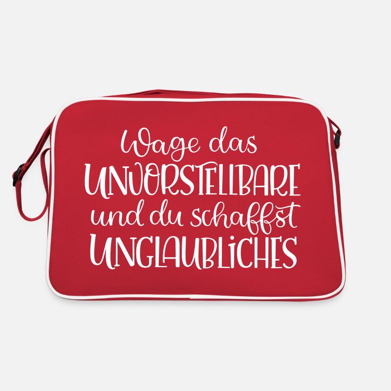 Wage das Unvorstellbare Retro Tasche
