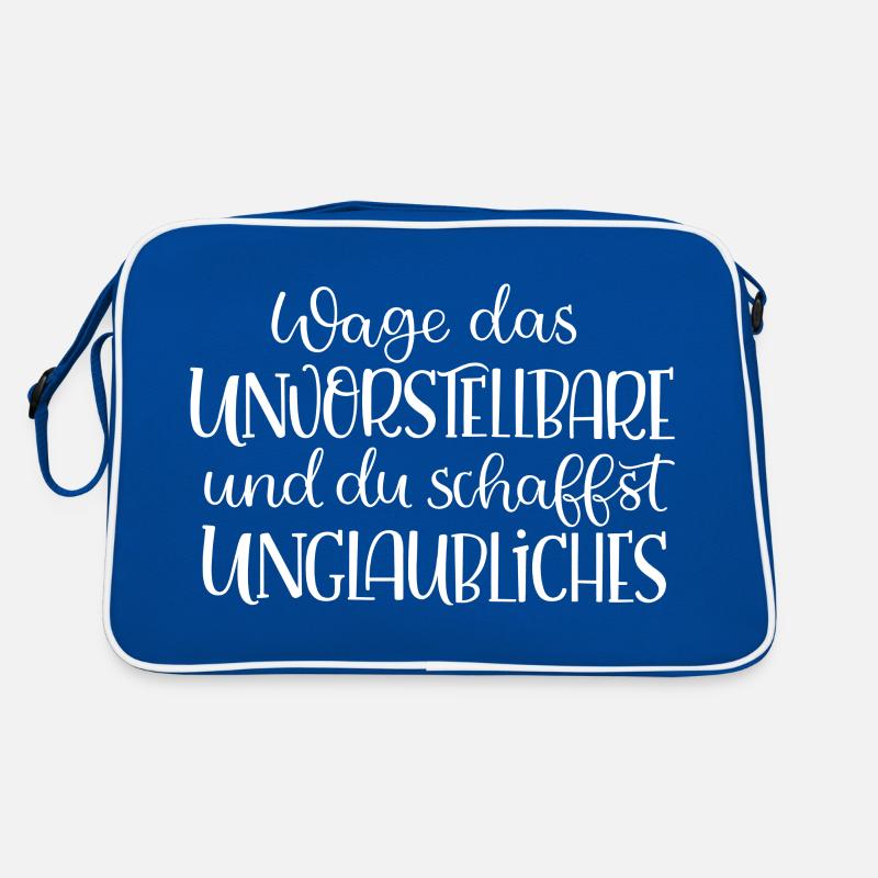 Wage das Unvorstellbare Retro Tasche