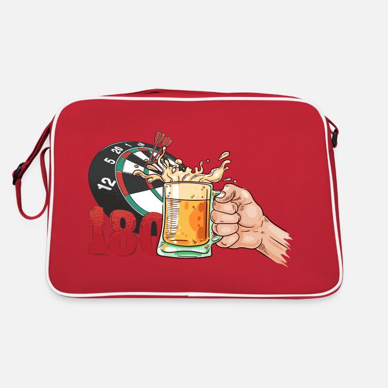 Darts, Beer, Darts, Alcohol, Drinking, Booze, Pub Retro Bag