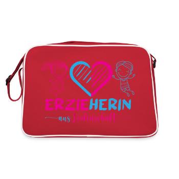 Maternelle Maternelle Profession Enseignant de maternelle - Sac Retro - rouge/blanc - Dos