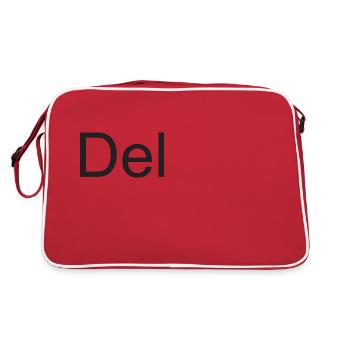 Alt Ctrl Del keyboard shortcut - Retro Bag - red/white - Back
