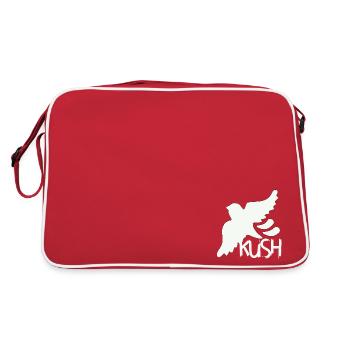kush bird - Sac Retro - rouge/blanc - Dos