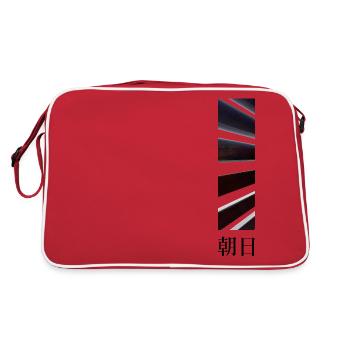 Schießen - Retro Tasche - Rot/Weiß - Hinten