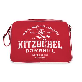 Kitzbuhel downhill world series 1957 - Sac Retro - rouge/blanc - Dos