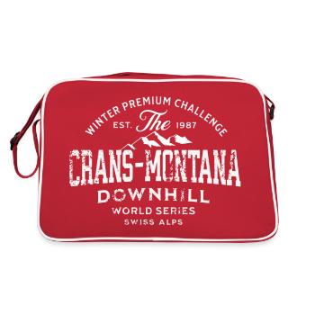 Crans Montana downhill world series 1987 - Retro Bag - red/white - Back