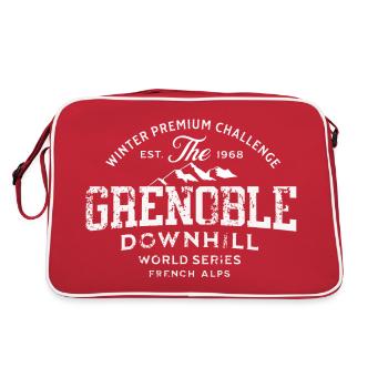 Grenoble downhill world series 1968 - Retro Bag - red/white - Back