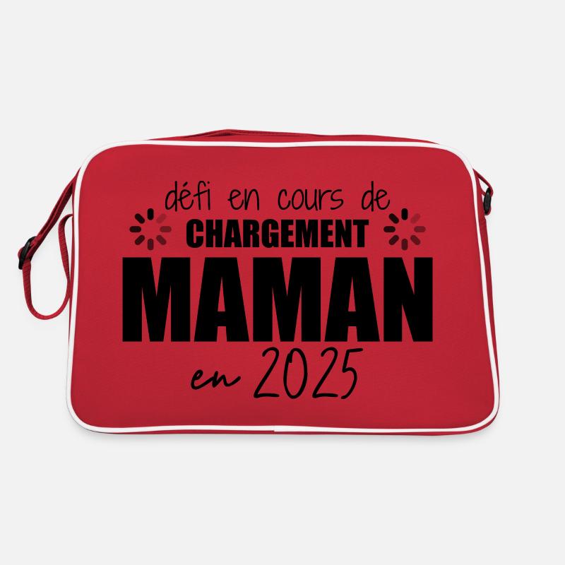2025 Maman Grossesse Cadeau Humour Mère Sac Retro