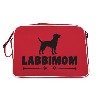 Labrador - Retro Bag - red/white - Back
