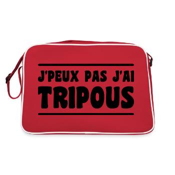 Aveyron Région De France Aveyronnais - Sac Retro - rouge/blanc - Dos