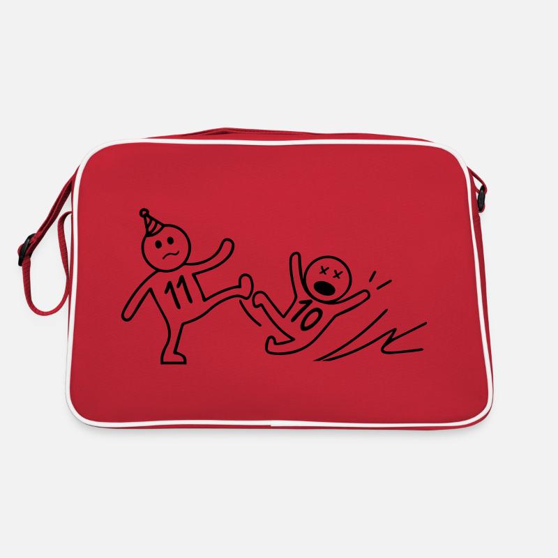 11th anniversary gift Funny 11 Years Old Birthday Retro Bag