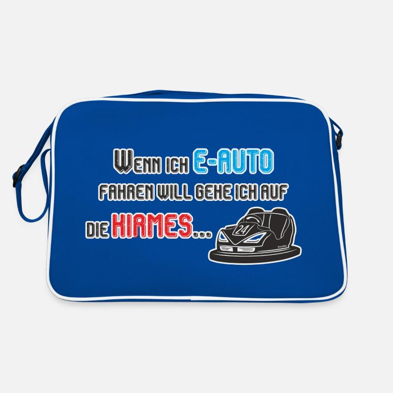 E-Auto, Autoscooter, Kirmes Retro Tasche