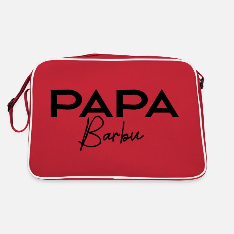 Bärtiger Vater Retro Tasche