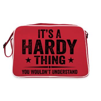 It's A Hardy Thing You Wouldn't Understand | Hardy - Sac Retro - rouge/blanc - Dos