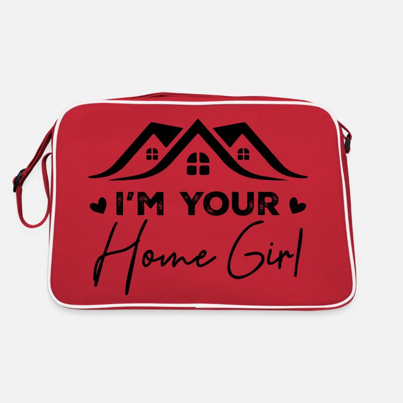 Ich bin dein Hausmädchen Retro Tasche