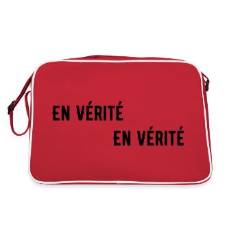 En Vérité En vérité N - Sac Retro - rouge/blanc - Dos