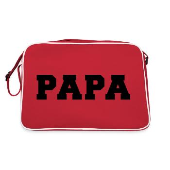 papa - Sac Retro - rouge/blanc - Dos