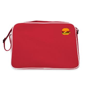 Burger - Sac Retro - rouge/blanc - Dos