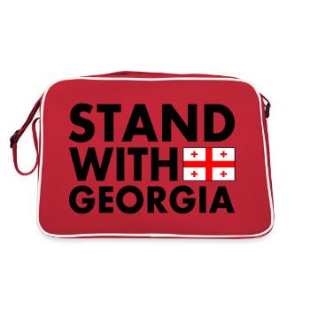 Stand with georgia - Sac Retro - rouge/blanc - Dos