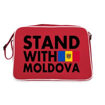 Stand with moldova - Retro Bag - red/white - Back