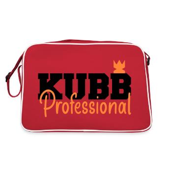 Strandspiel - Stadtschachspiele - Retro Tasche - Rot/Weiß - Hinten