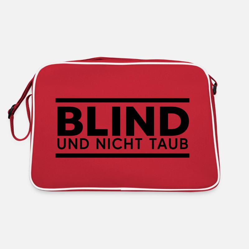 blind guide dog Retro Bag