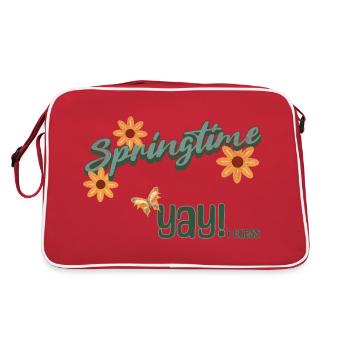 YAY, I guess - Retro Bag - red/white - Back