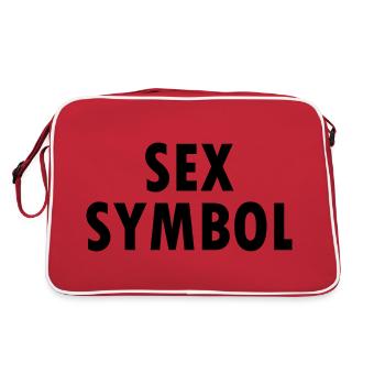 Sex symbol - Retro Bag - red/white - Back