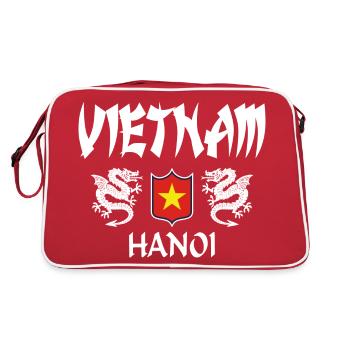 Vietnam - Sac Retro - rouge/blanc - Dos