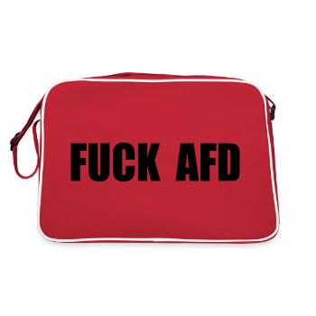 Fuck afd - Sac Retro - rouge/blanc - Dos