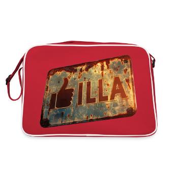 Enseigne vintage « GIlla » avec une touche rétro - Sac Retro - rouge/blanc - Dos