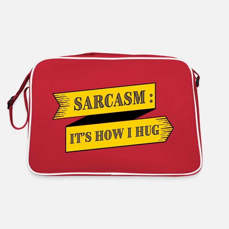SARKASMUS IST, WIE ICH UMARME Retro Tasche