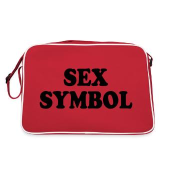 Sex symbol - Retro Bag - red/white - Back