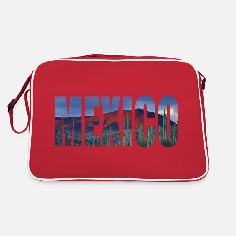 mexico mexico cactus Retro Bag