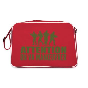 septième compagnie, militaire, militaire humour - Sac Retro - rouge/blanc - Dos