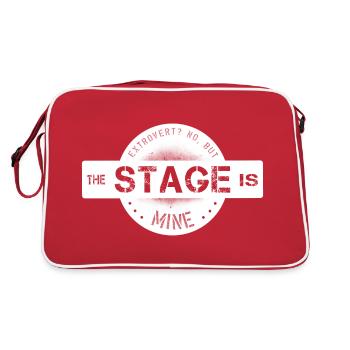 Centre extraverti - Sac Retro - rouge/blanc - Dos