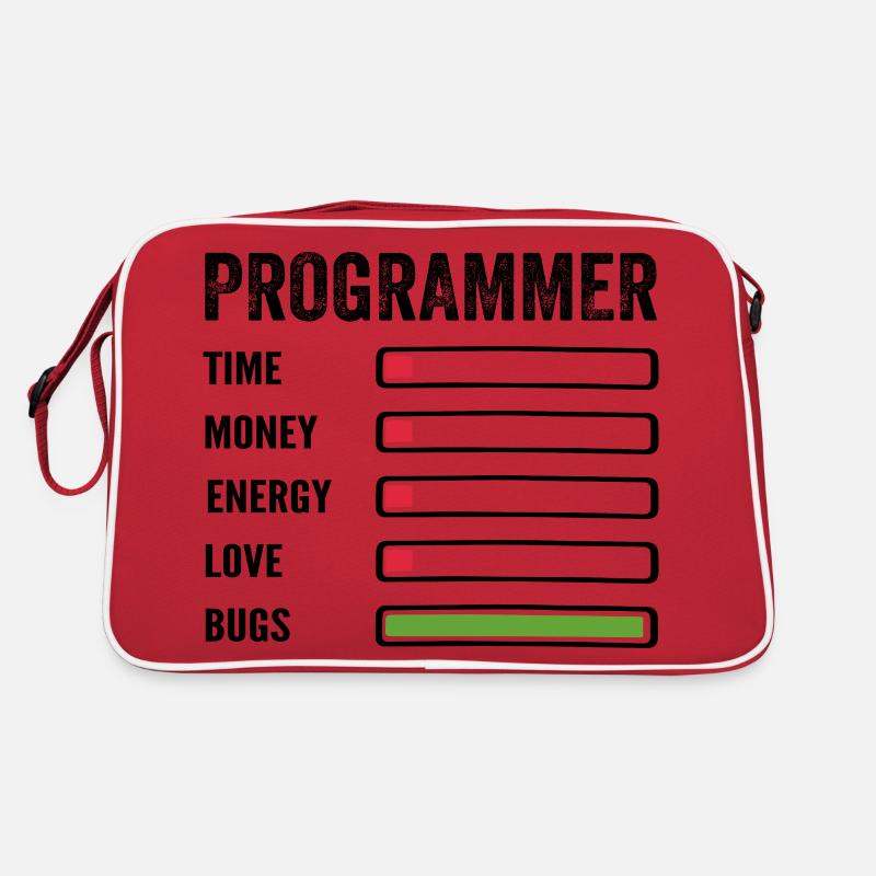 Entwickler Humor Programmierer Programmierer Programmierer Retro Tasche
