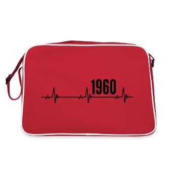 1960 cadeau 1960 Rétro 1960 Original 1960 Vintage - Sac Retro - rouge/blanc - Dos