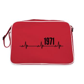 1971 Gift 1971 Retro 1971 Original 1971 Vintage - Retro Bag - red/white - Back