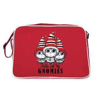 Cillin avec mes Gnomies Nains Noël - Sac Retro - rouge/blanc - Dos