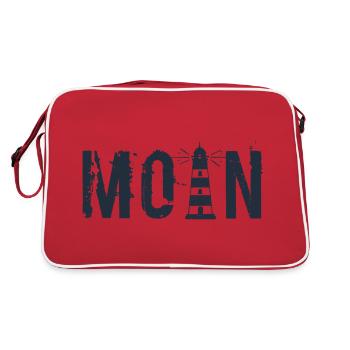 Moin - Phare - Sac Retro - rouge/blanc - Dos