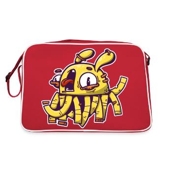 yellow crop - Retro Bag - red/white - Back