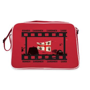 Sardinia Film Strip - Retro Bag - red/white - Back